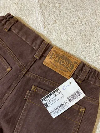 Pantalones vaqueros Mayoral marrones rectos