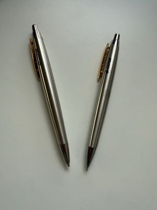 SET INOXCROM Boligrafo y portaminas con Estuche