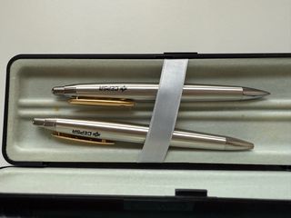 SET INOXCROM Boligrafo y portaminas con Estuche