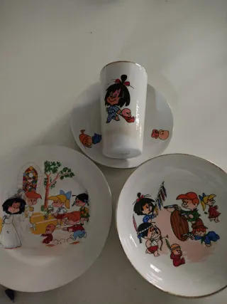 Vajilla  infantil coleccionistas