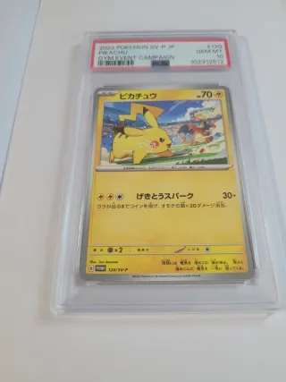Pikachu 2023 SV-P JP GEM MT 10 PSA