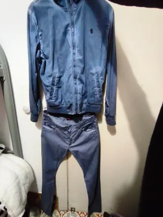 Conjunto Ferrari Chaqueta y Pantalón Azul