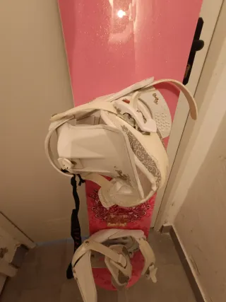 Tabla Snow Atomic y Botas Snow