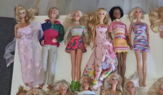 Lote 20 Muñecas Barbie Años 90