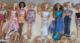 Lote 20 Muñecas Barbie Años 90