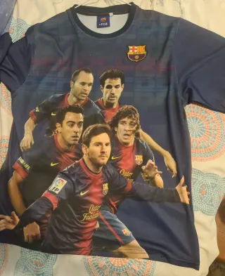 Camiseta FC Barcelona Messi y amigos