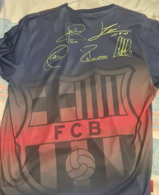 Camiseta FC Barcelona Messi y amigos