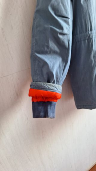 Parka Lacoste azul turquesa