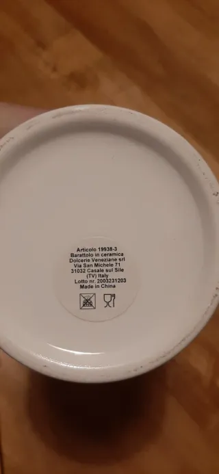 Barattolo cucina maioliche ceramica rosso