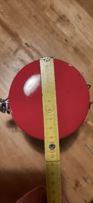 Barattolo cucina maioliche ceramica rosso