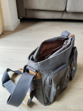 Bolso bandolera Stumper & Fielding gris