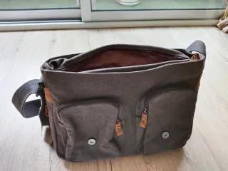 Bolso bandolera Stumper & Fielding gris