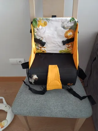 Alzador silla infantil con diseño de cebra