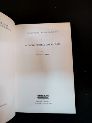 Clásicos de la Ciencia Bíblica I. Introducción a l