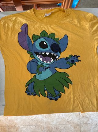 Camiseta Stitch Hawaiano