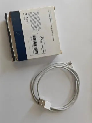 Cable Carga USB A a Lightning iPhone iPad iPod