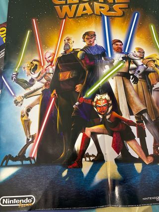 Poster Star Wars Clone Wars Nintendo