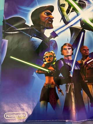 Poster Star Wars Clone Wars Nintendo