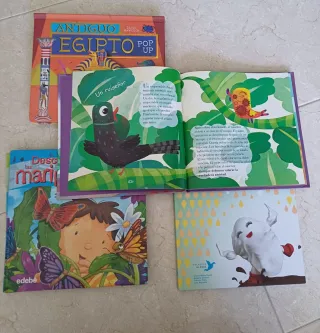 5 libros infantiles variados nuevos