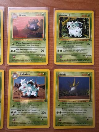 Lote Cartas Pokémon Jungle ESP Wizards 1999