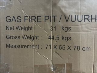 Arpe Woody Chimenea de Gas para exterior