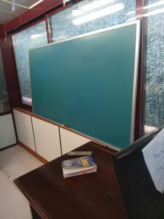 Pizarra de aula para tiza 190 x 100