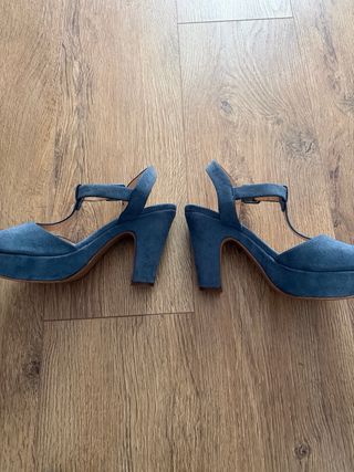Sandalias azules mujer talla 38