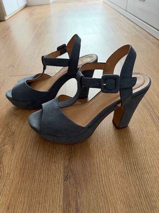 Sandalias azules mujer talla 38