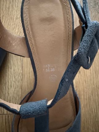 Sandalias azules mujer talla 38