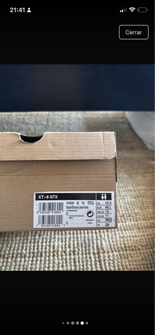 Zapatillas Salomon XT-6 Gore-Tex T45