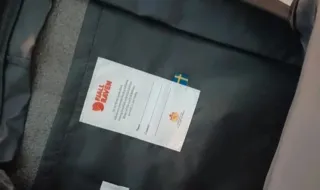 Zaino Fjallraven Kanken nero nuovo