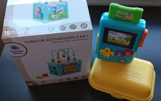 3 juguetes bebé +6 meses