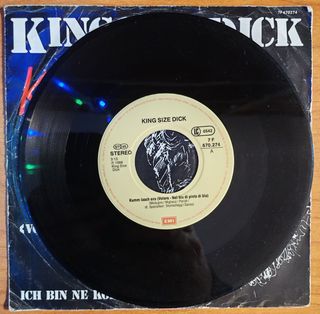 Disco 45 giri King Size Dick - Kumm Laach