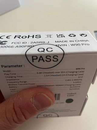 Auriculares Domerton W90 Negro sin abrir