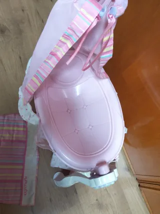 Cuna Nenuco con dosel rosa Regalo Nenuco