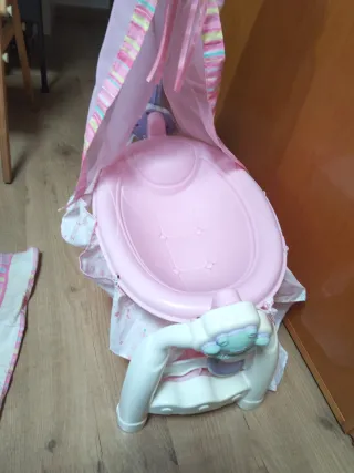 Cuna Nenuco con dosel rosa Regalo Nenuco