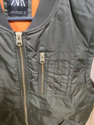 Chaleco Zara verde