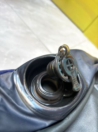 Colchón hinchable Intex azul