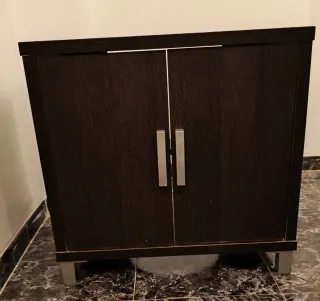 Mueble de baño madera y metal