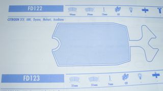 Pastillas Citroën 2CV freno Necto FD122 NUEVAS