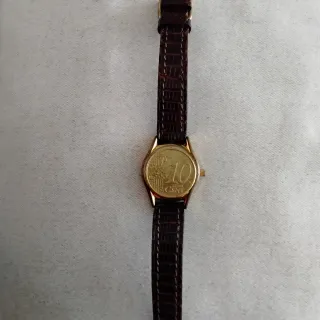 Reloj Lotus Dorado y Marrón