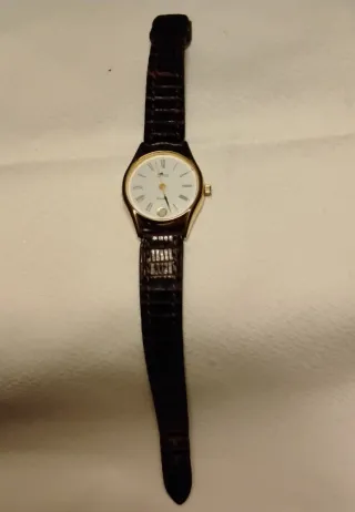 Reloj Lotus Dorado y Marrón