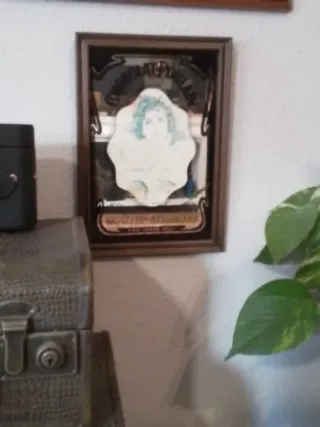 Cuadro Espejo Vintage Chocolate Poulain