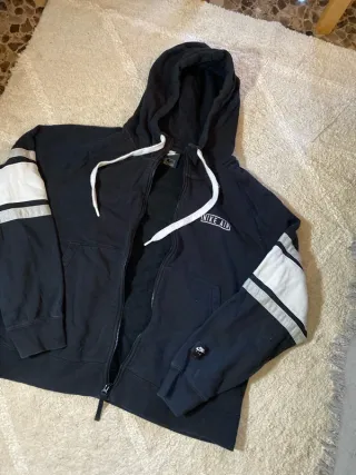 Nike air zip hoddie black white sportswear sport X