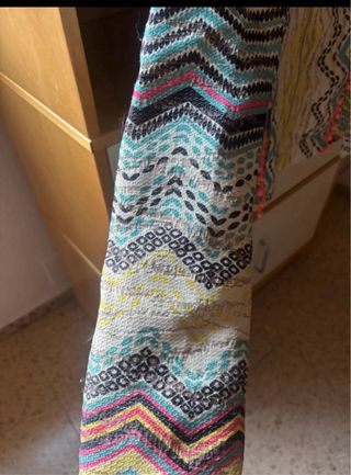 Chaqueta estampada multicolor