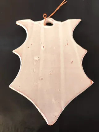 Benditera antigua cerámica Granadina