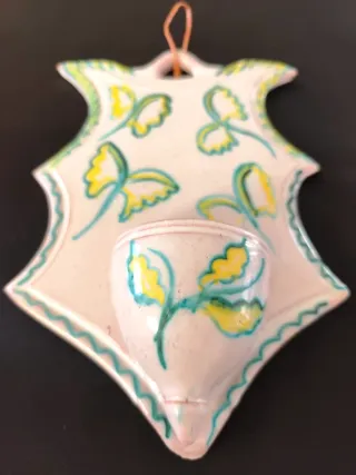 Benditera antigua cerámica Granadina