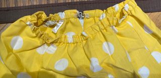 Falda Sevillana Lunares Amarillo