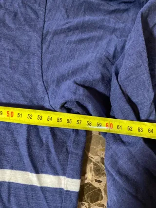 DC Shoes Sudadera con Cremallera Azul y Rayas