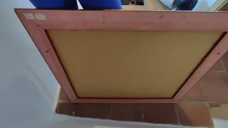 Cuadro La Santa Cena metal antiguo